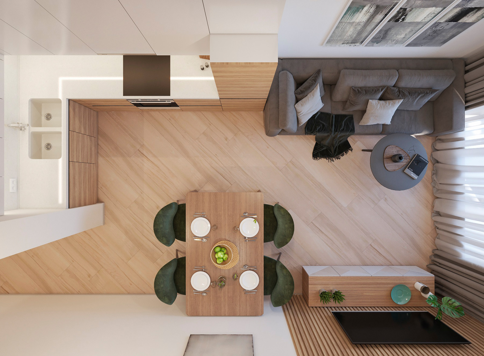 Дизайн квартиры 116 кв.м.