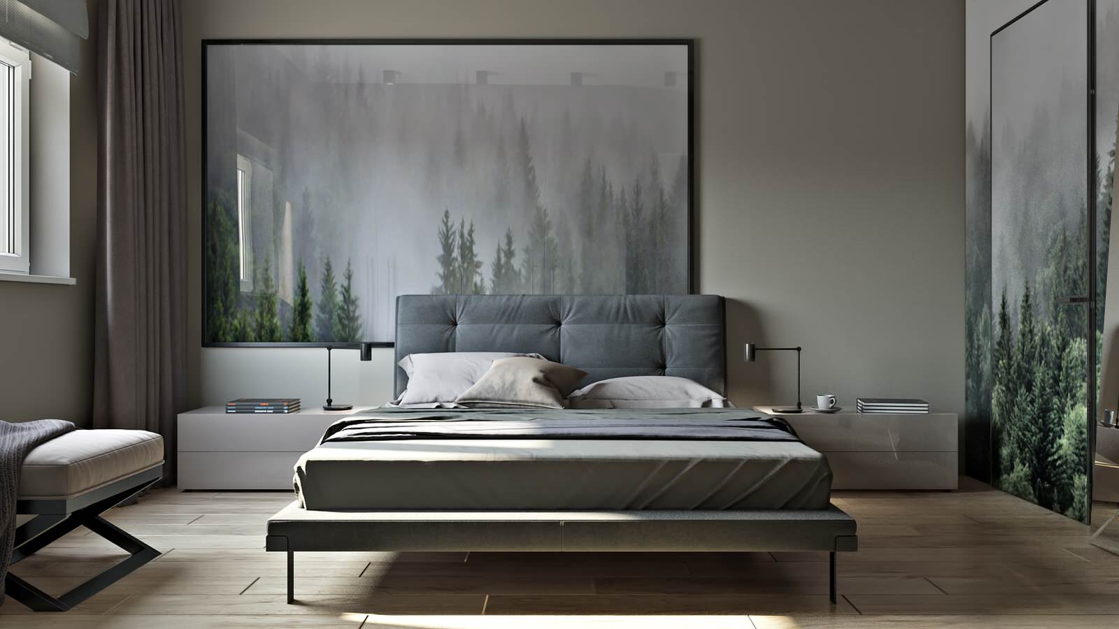 Спальни в современном стиле