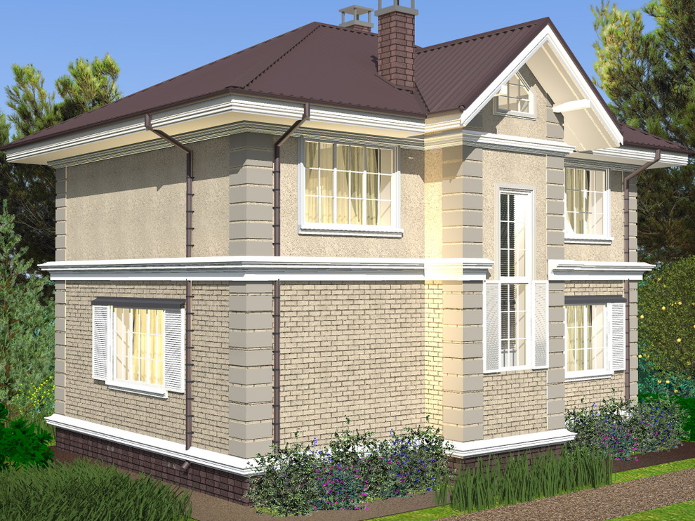 Жилой дом 145 кв.м из газоблока