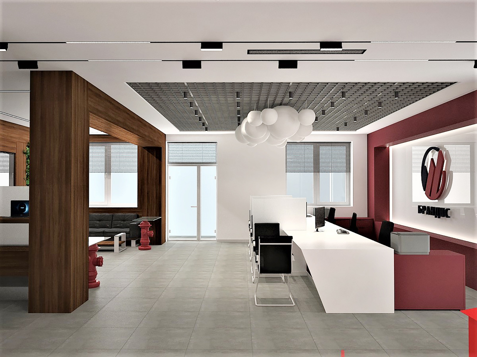 ГК БРАНДИС - дизайн-проект офиса компании