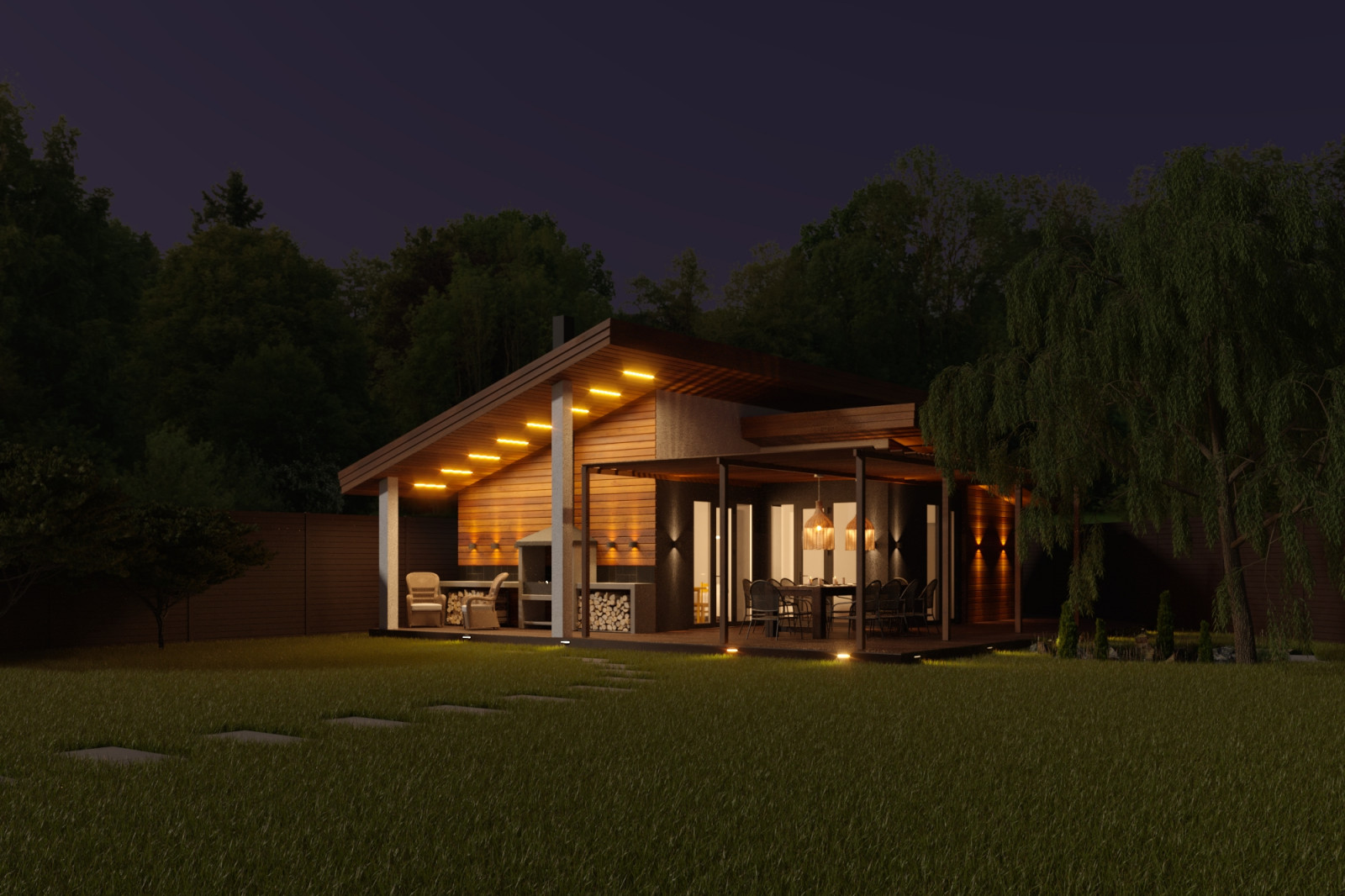 Беседка в КП Карасеозерский 1