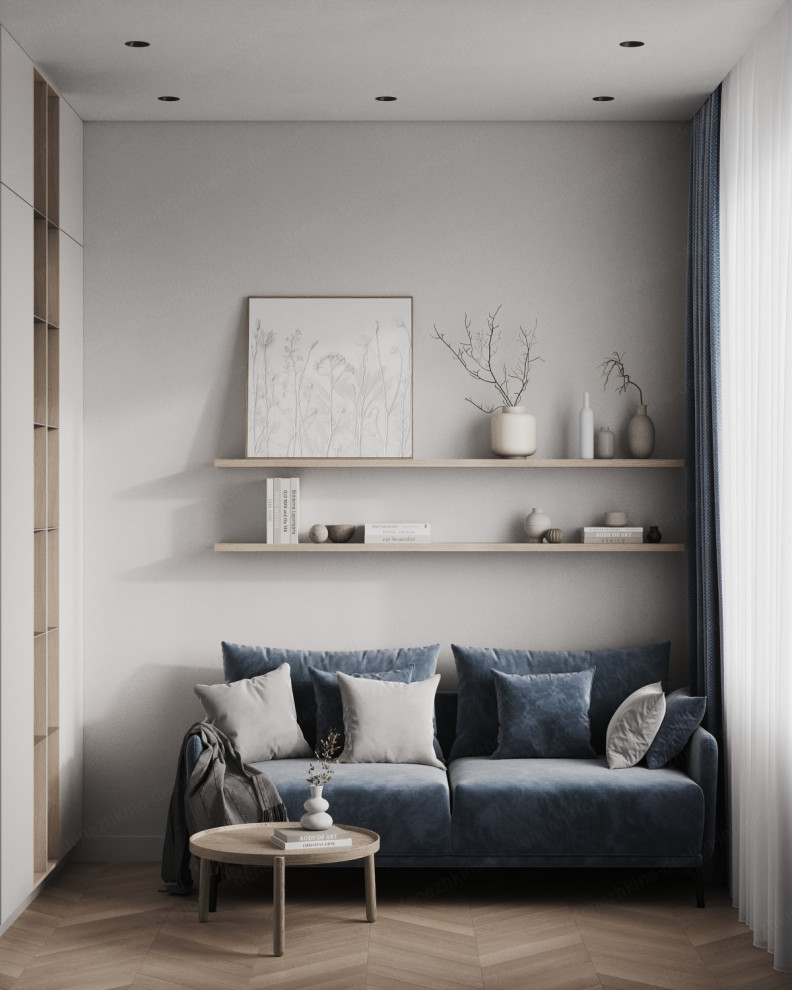 Дизайн проект 3 комнатной квартиры — ЖК Скандинавия