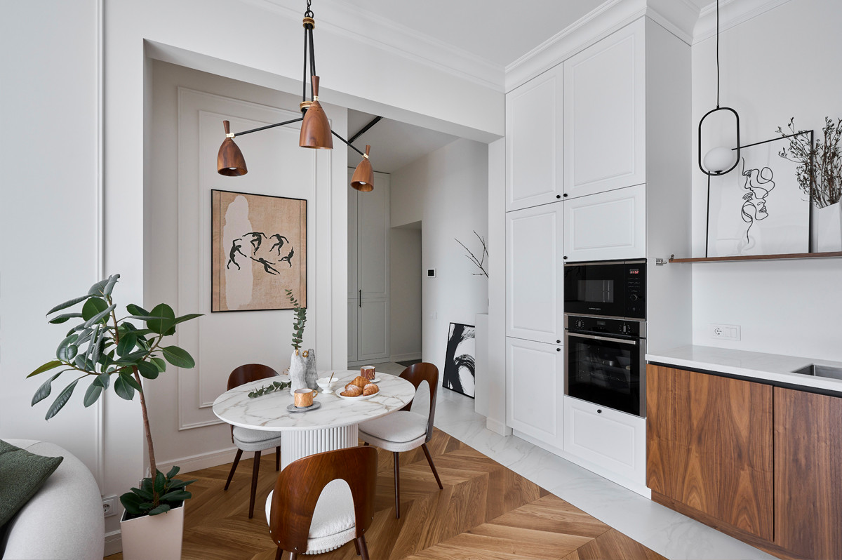 Дизайн  квартиры в стиле Mid-century