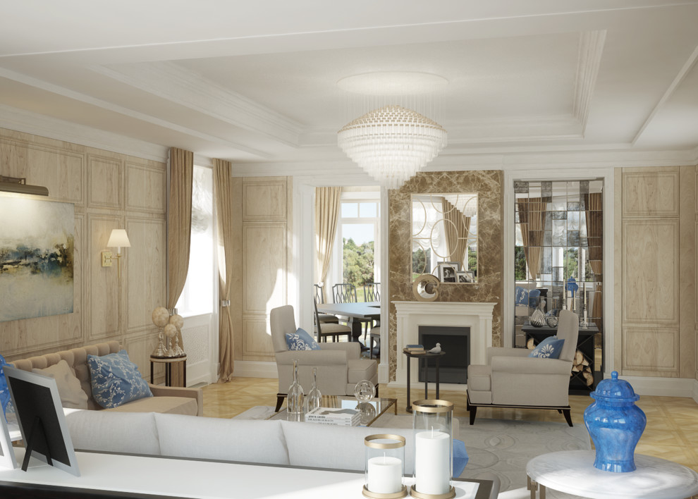 Обложка проекта: Дизайн-проект интерьера загородног дома в Московской области