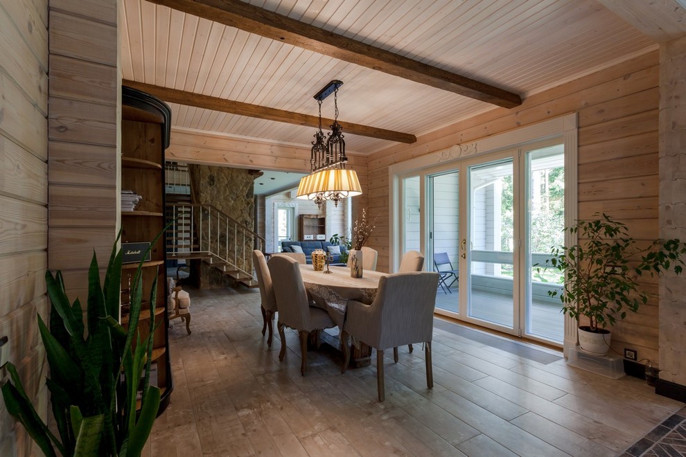 Обложка проекта: Интерьеры дома из клееного бруса