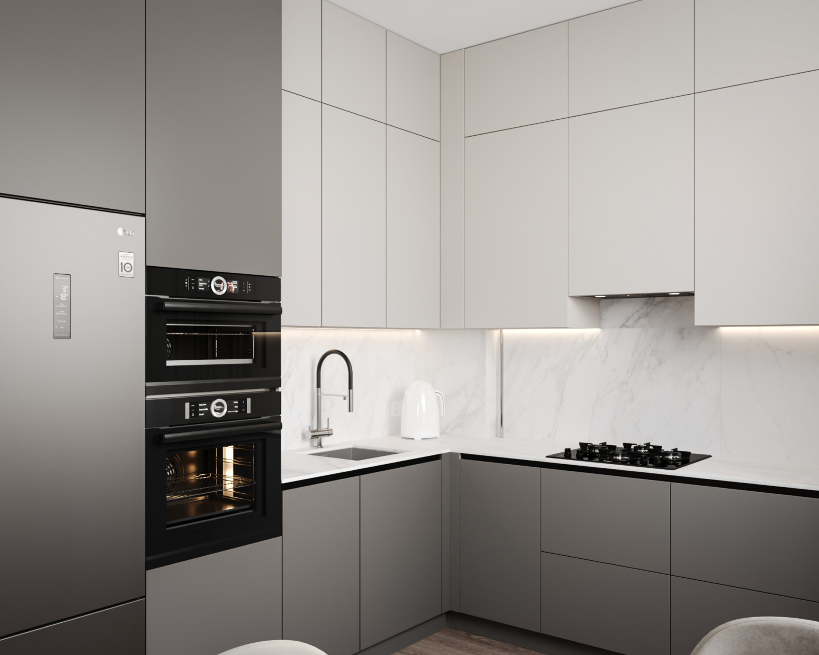 Дизайн-проект двухкомнатной сталинки, 53 кв.м