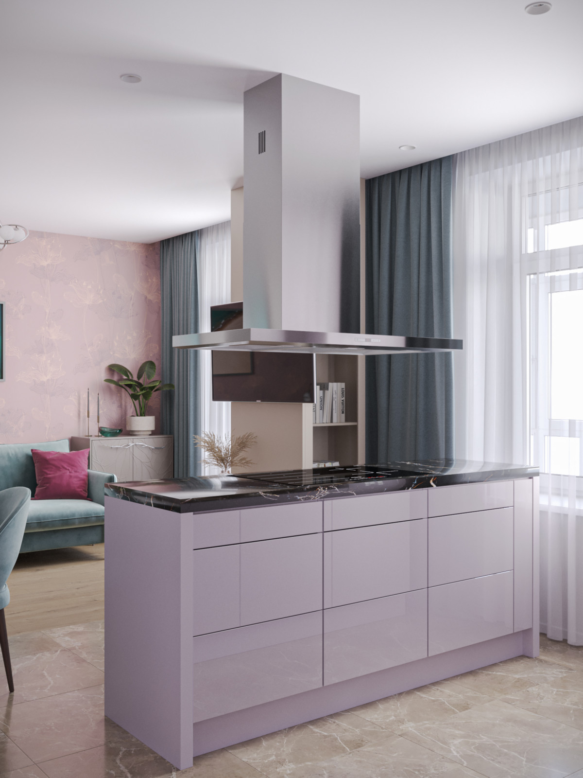 Кухня-гостиная