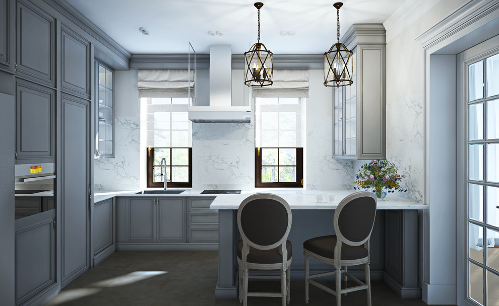 Emerald. Интерьры элитного жилого дома в коттеджном поселке в пригороде