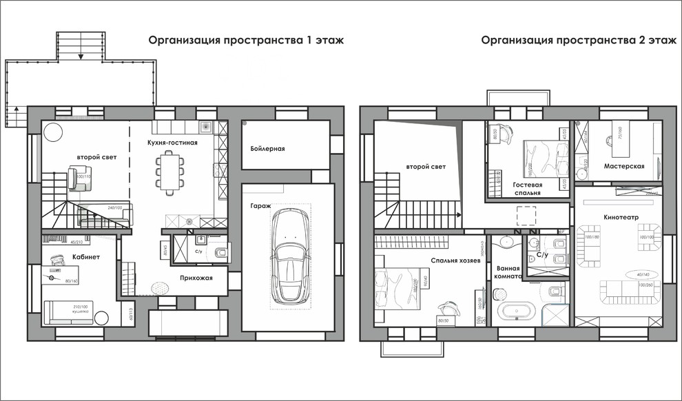 Проект 02 | Частный дом | Общая площадь 190 кв.м.