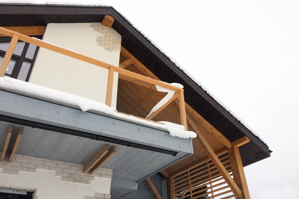 Строительство дома в стиле "Шале" (CHALET_ECOSTYLE)