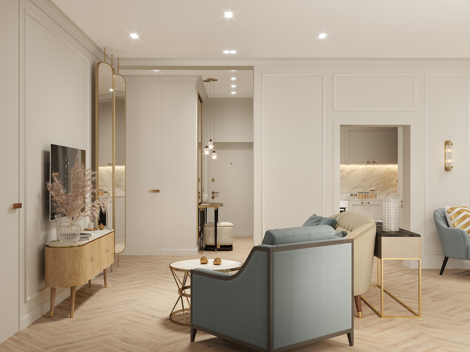 Квартира в современной классике