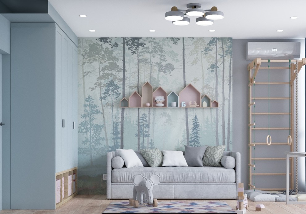 Дизайн проект в ЖК Ясный  3 к кв 107 м2 для молодой семьи