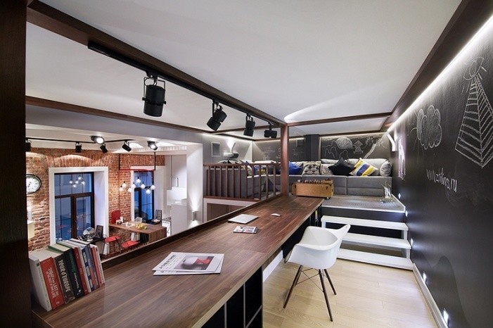 Квартиры-студии: 20 проектов с планировками «для жизни»