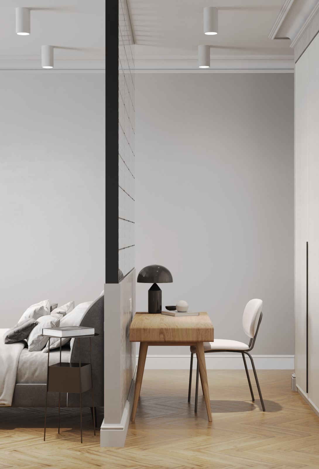 Дизайн проект однокомнатной квартиры