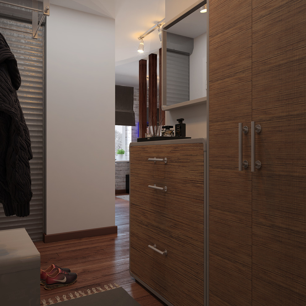 Проект "В оттенках серого", 35 кв.м