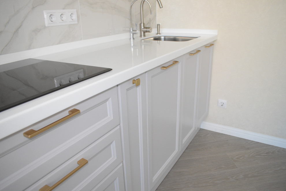 Андора МДФ под потолок с акриловой столешницей