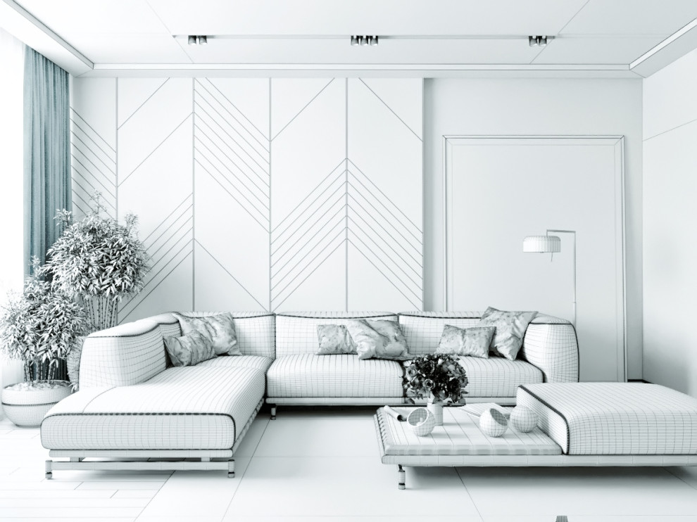 В современном  стиле