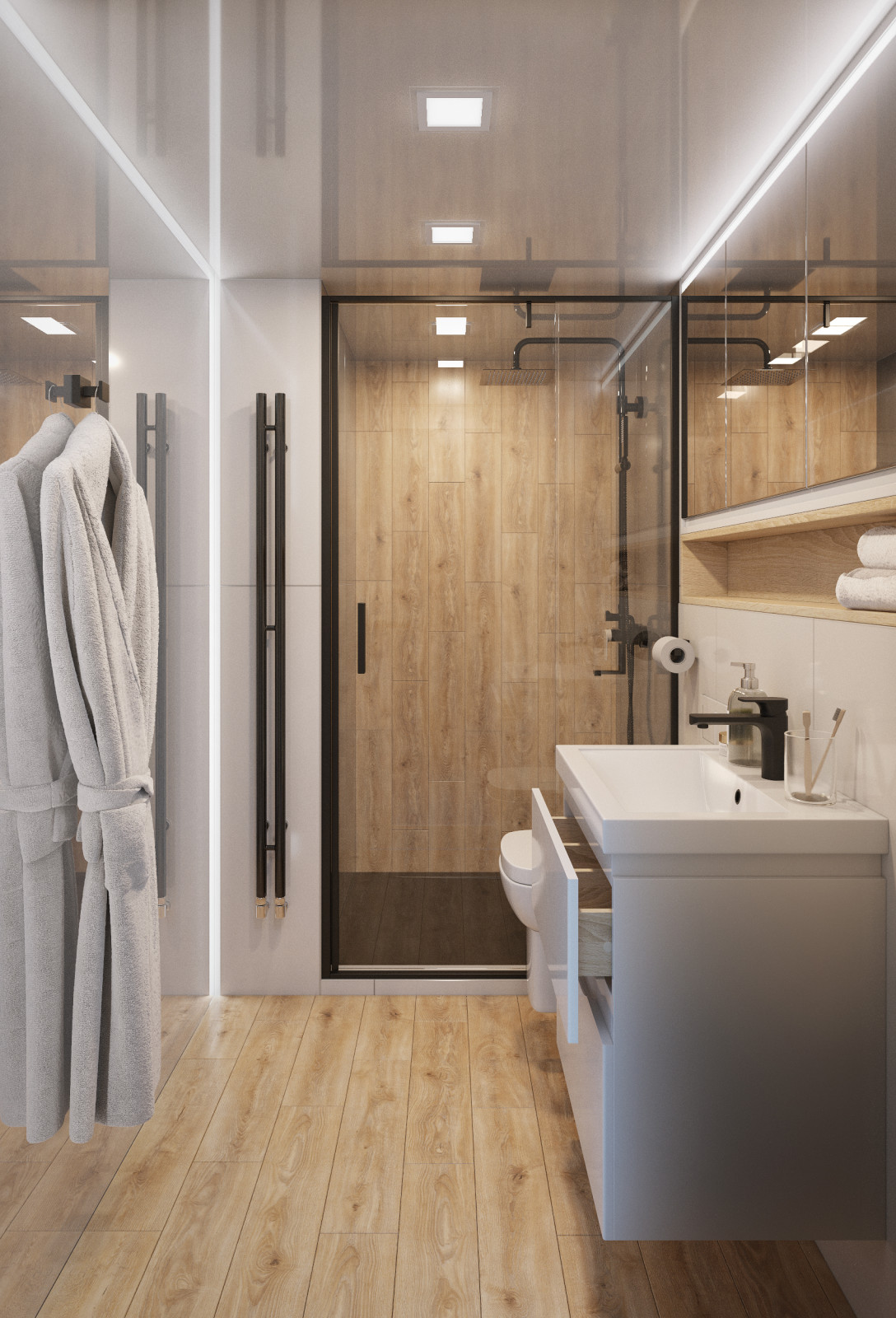 Санузел с душем