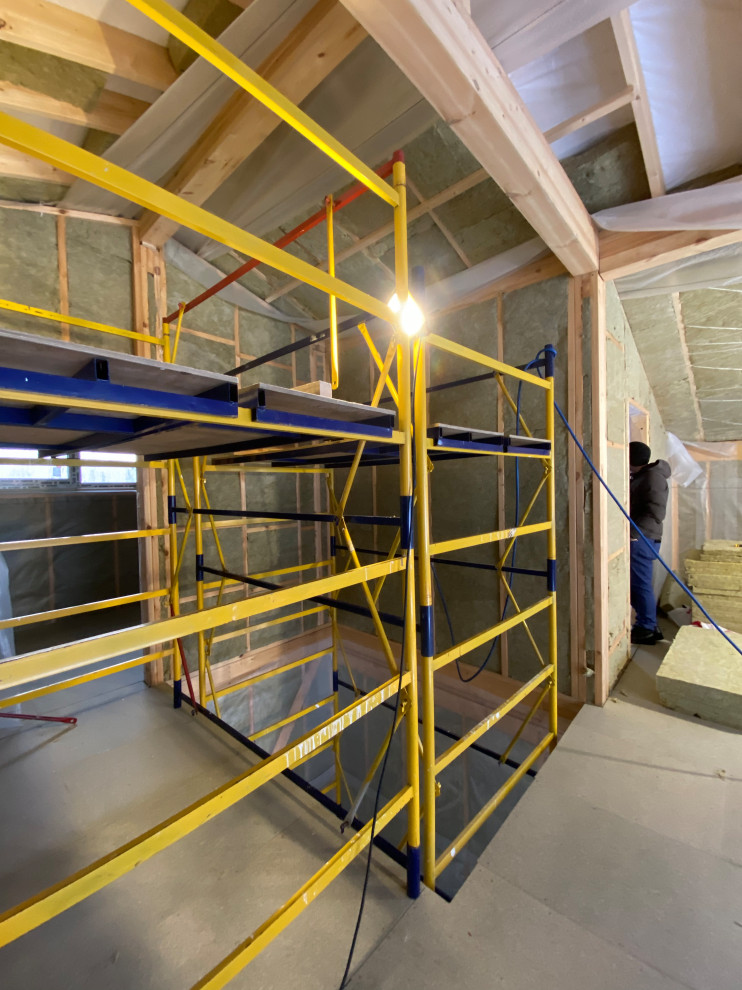 Новый проект дом в "Агалатово Экопарк". Фотографии "до"