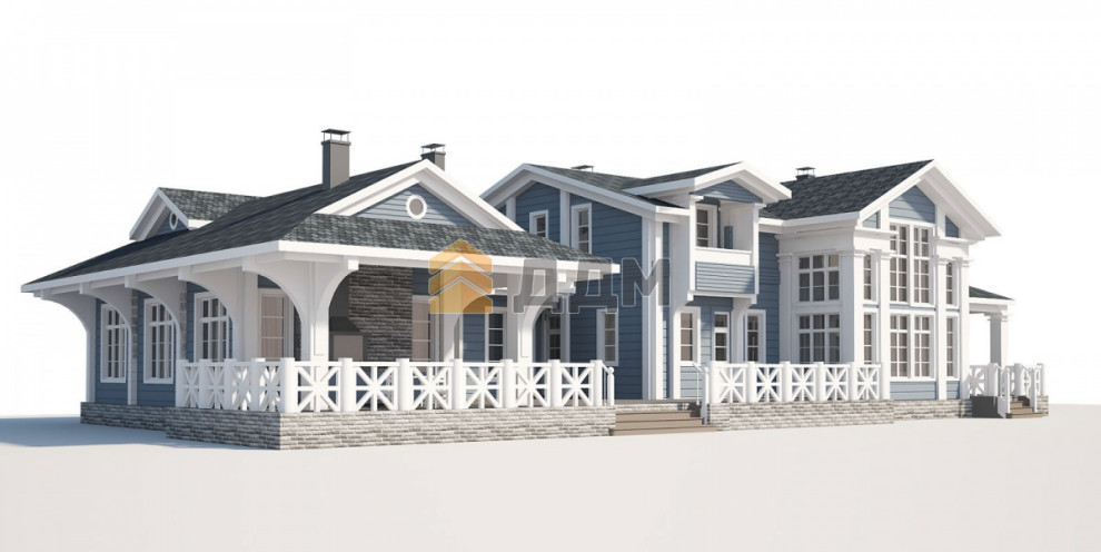 Дом из клееного бруса "Озерна"