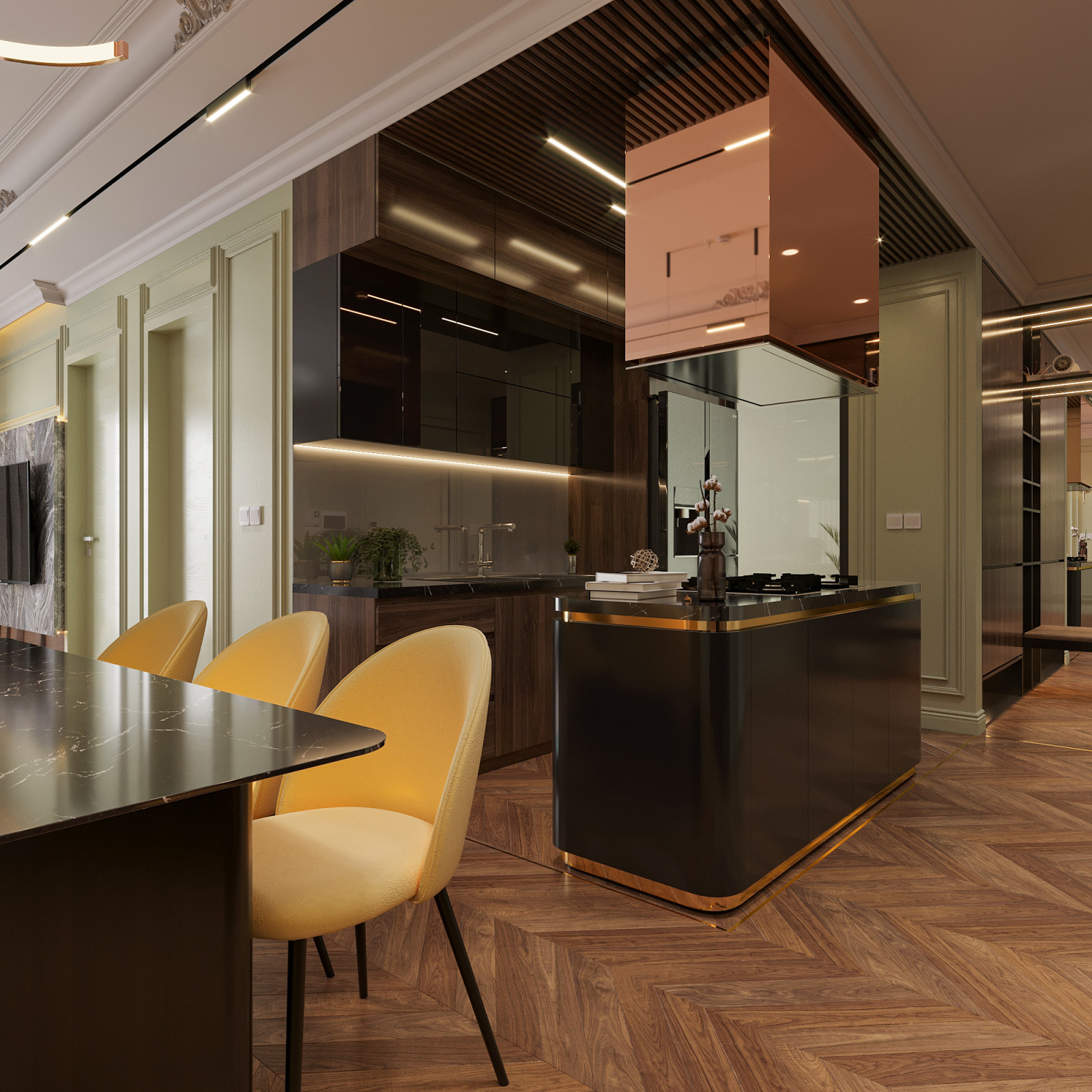 Зеленый чай с лимоном