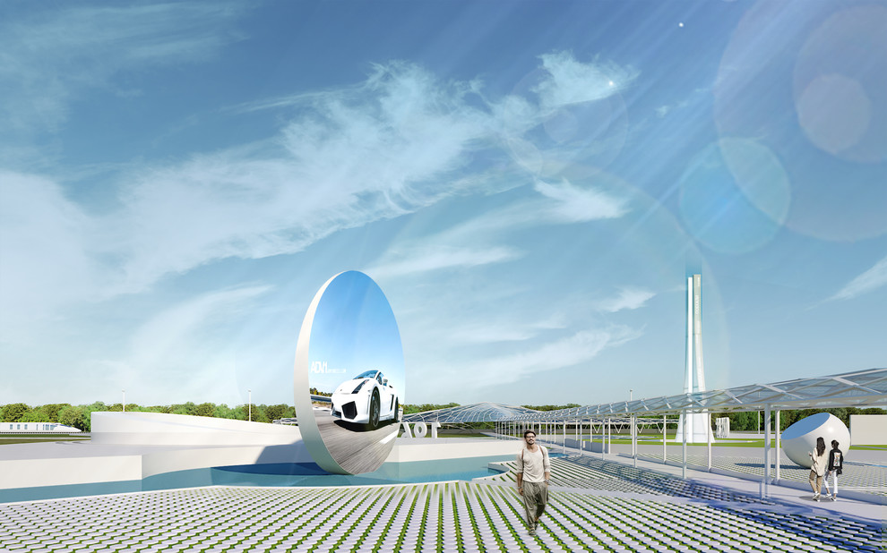 Обложка проекта: Концепция благоустройства территории аэропорта «Гагарин»