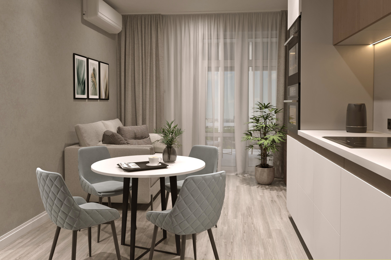 Типовой проект 1 бюджетного ремонта от застройщика.