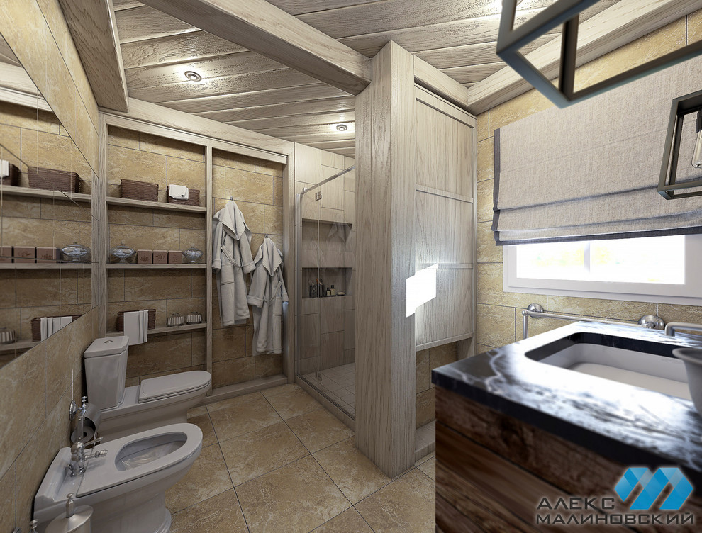 Душевая, вариант 1, вид 3