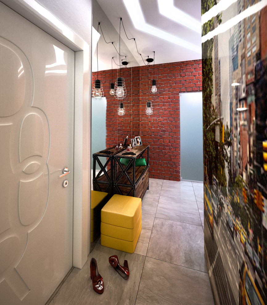 Урбанистический дизайн малогабаритной квартиры по мотивам Нью-Йорка