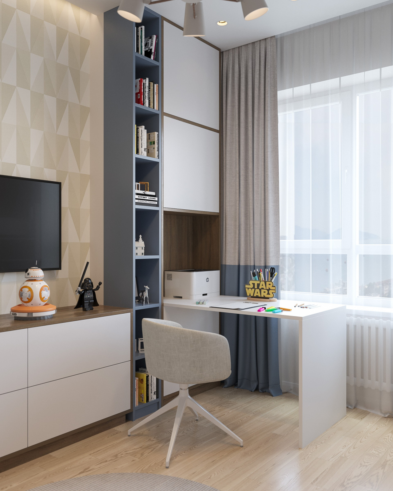 Дизайн детской для детской для двух мальчиков