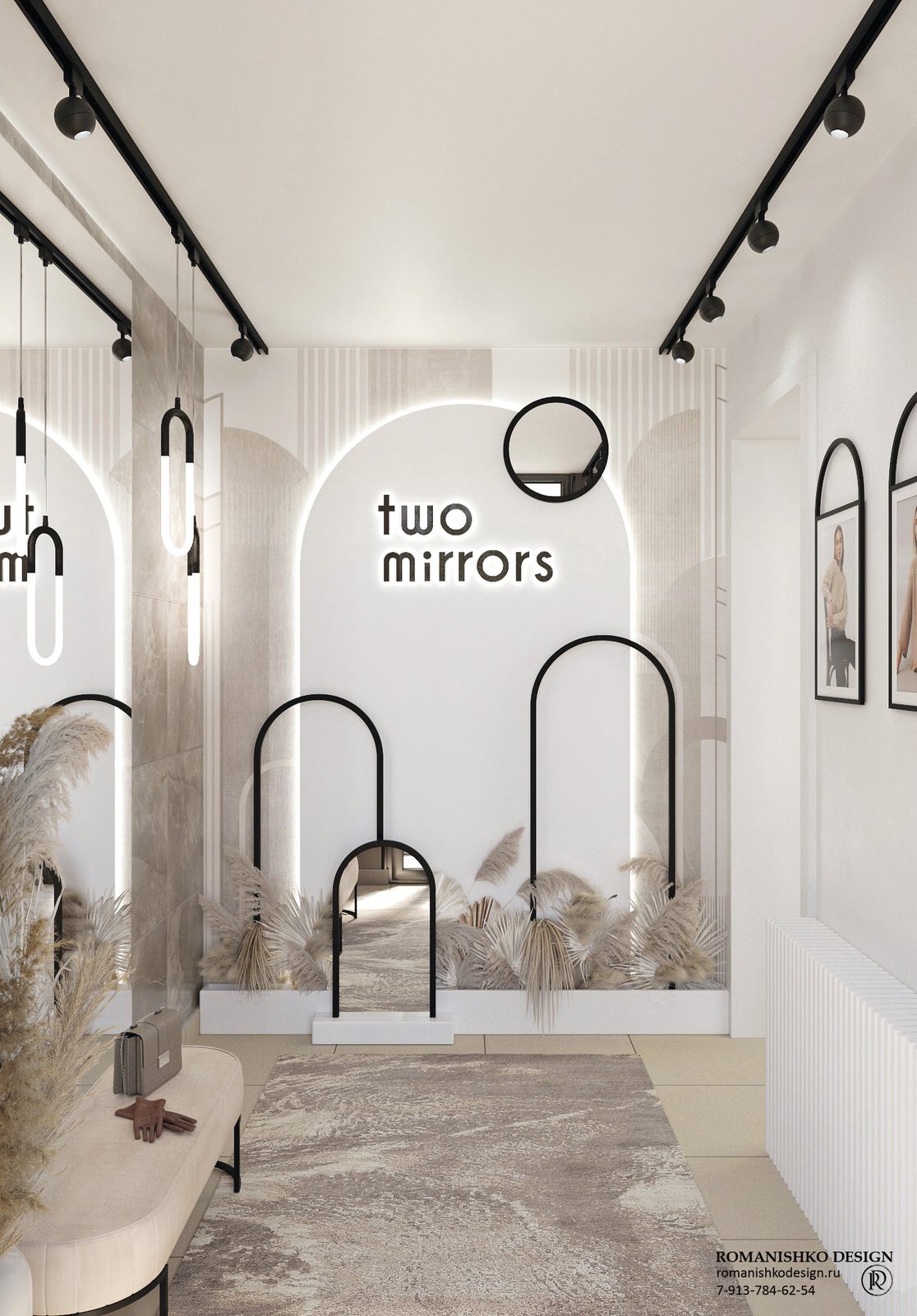 Обложка проекта: Дизайн выставочного зала шоурума женской одежды