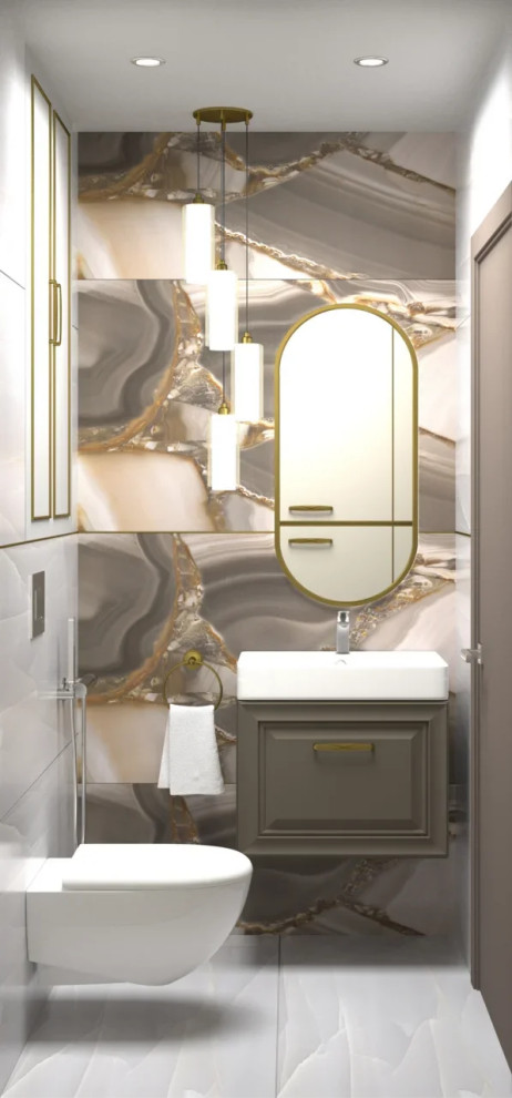 Двухуровневая квартира "Золотые блики"