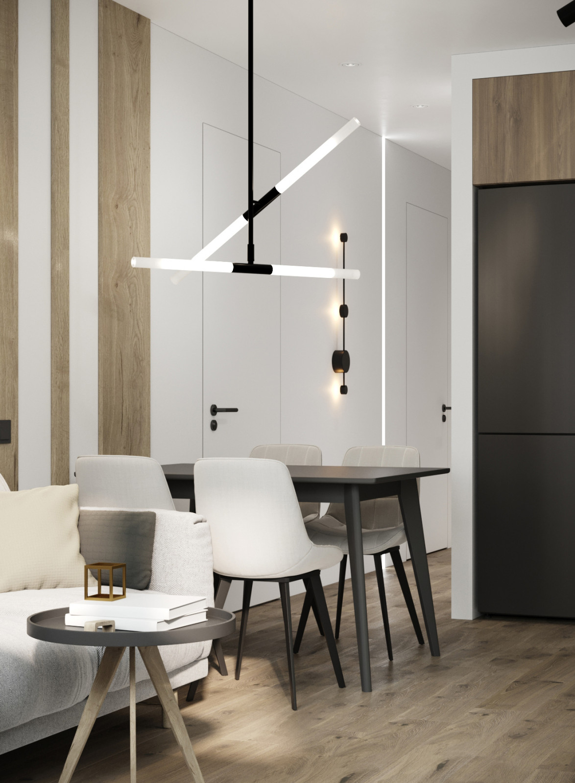 Дизайн-проект квартиры на Авиаторской 72,15 кв.м