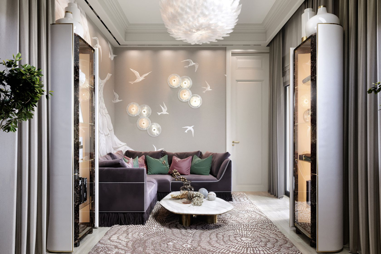 ЖК Счастье на Соколе, гостиная