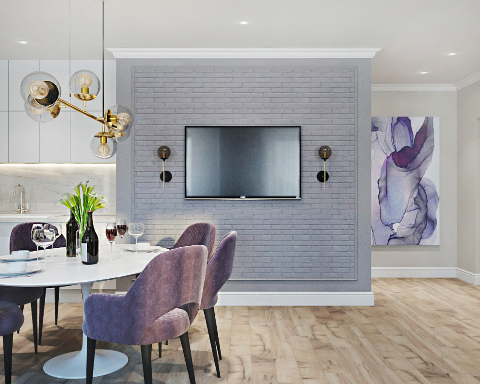 Дизайн проект 4-х комнатной квартиры в ЖК Планета