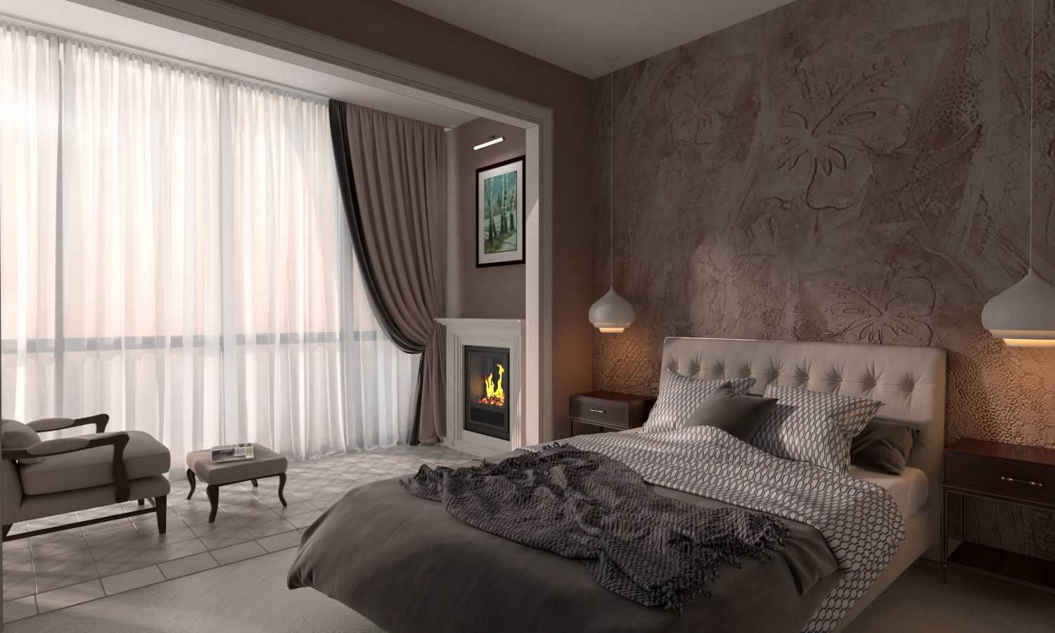 Проект квартиры "Капучино и МОРЕ"