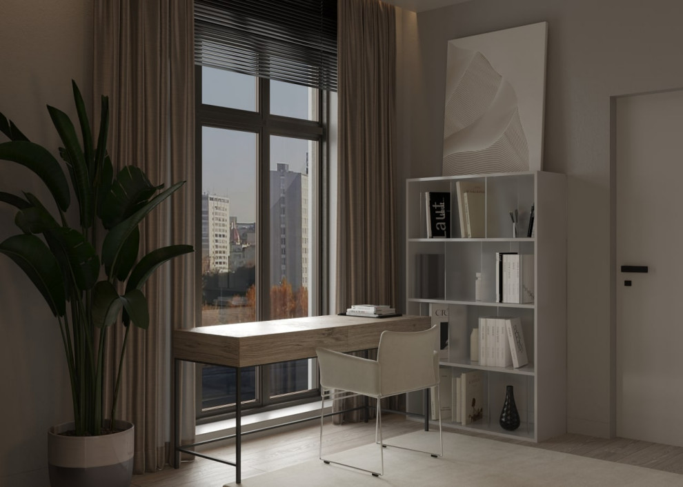 Кабинет в четырекхомнатной квартире в Сочи