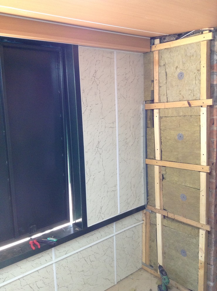 Отделочная работа по строительству небольшого магазина на частной территории.