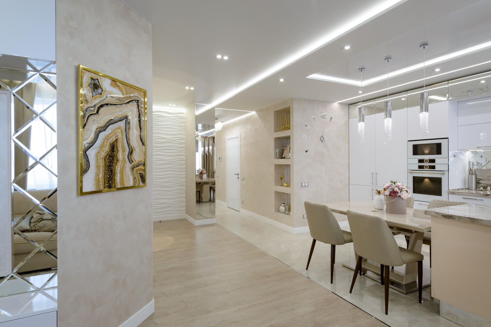 2018г. Фото квартиры 80 м2 в ЖК "Оазис"