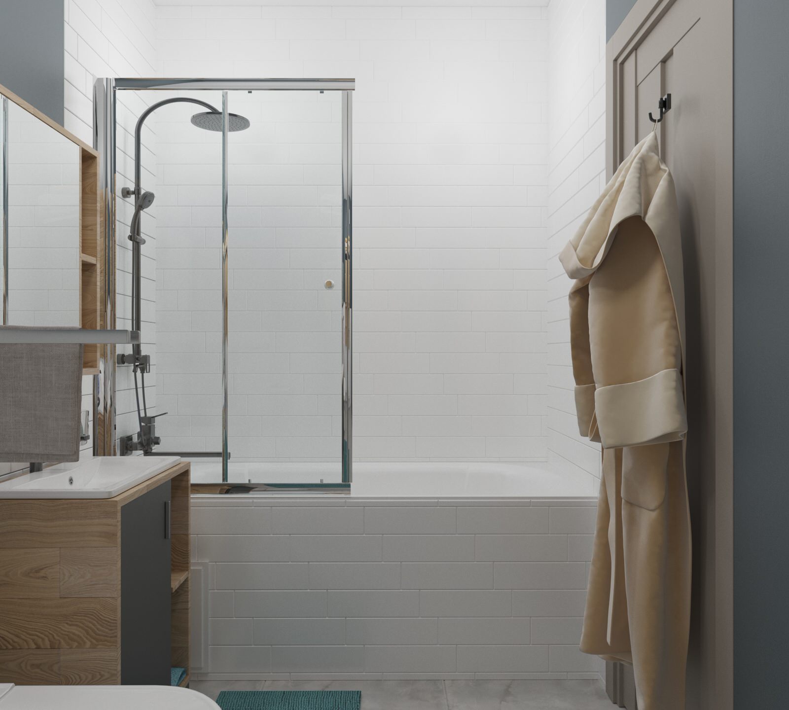 Квартира в современном стиле со скандинавским настроением