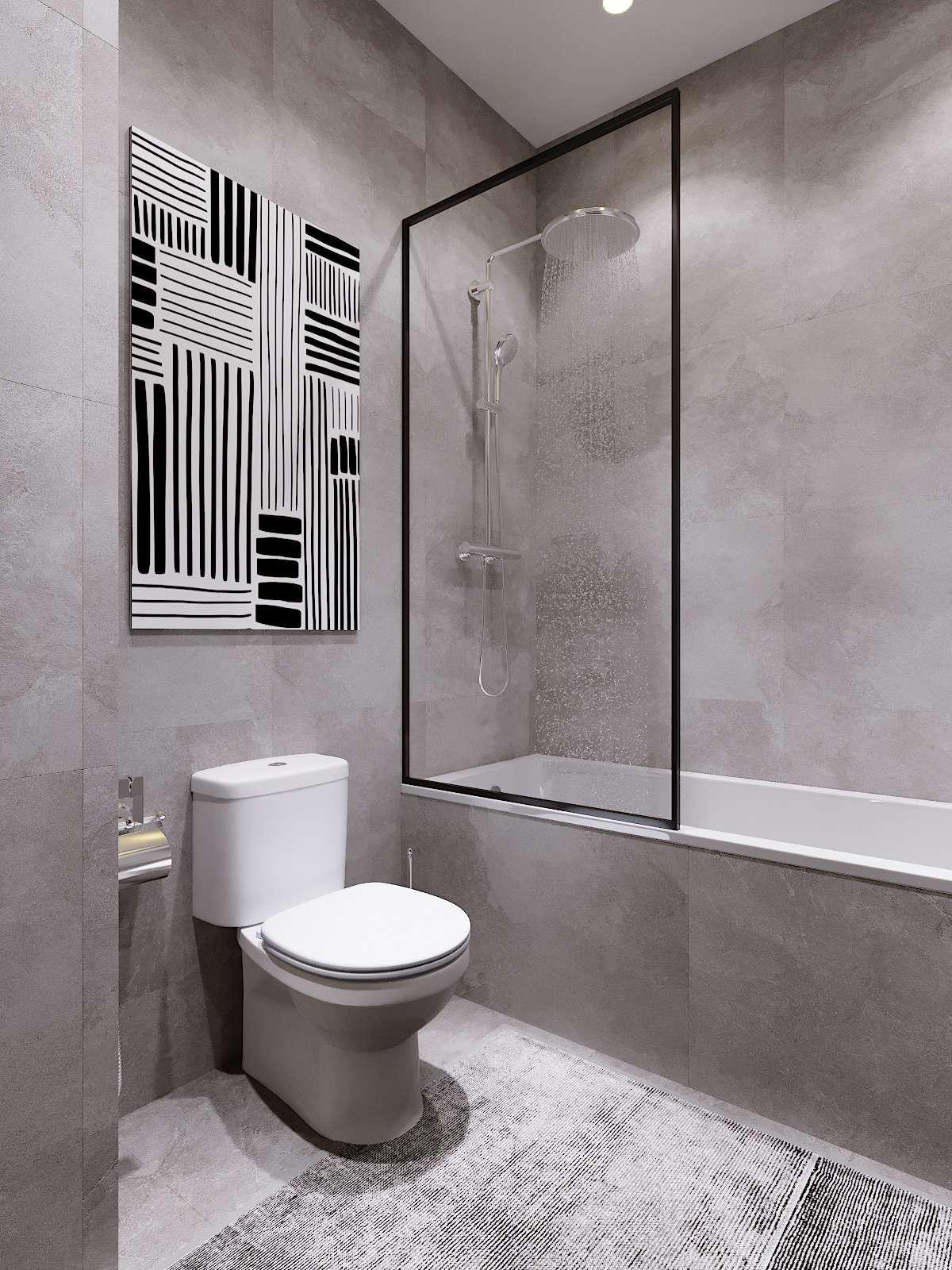 Дизайн-проект  квартира в ЖК «Живописный» 56 м²