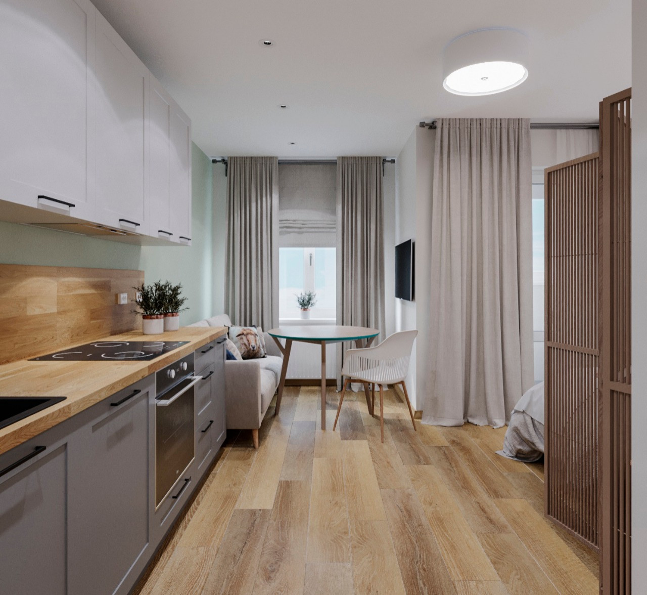 Дизайн проект входных зон и квартир с отделкой для компании "Лидер"