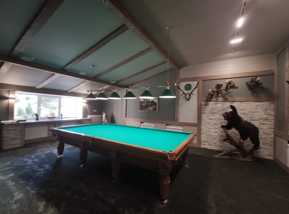 Бильярдная с трофеями