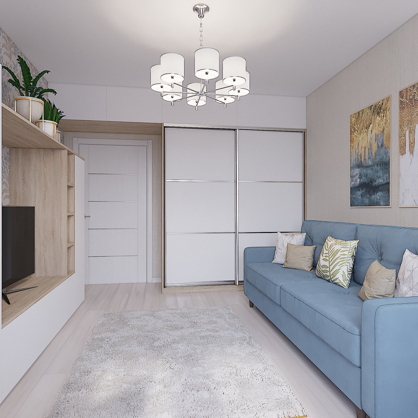 Двухкомнатная квартира на пр.Ленина 136