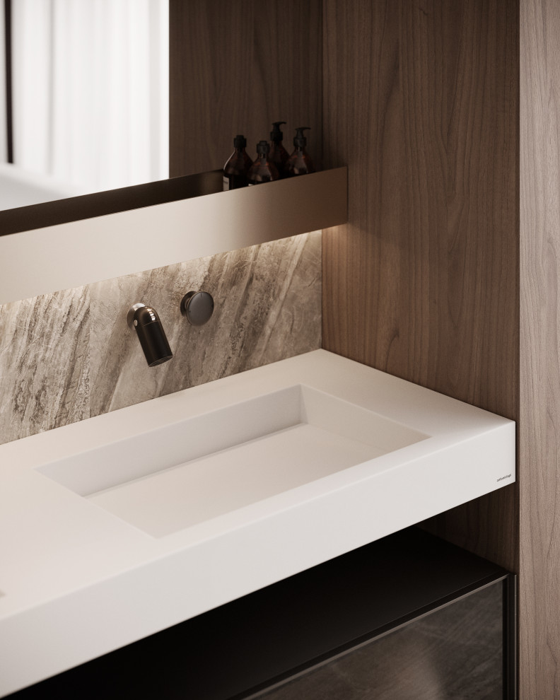 Modern megalopolis apartment