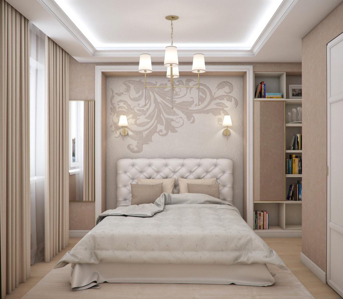 Дизайн-проект квартиры Онежская 53к4 70м2 (Классический стиль)