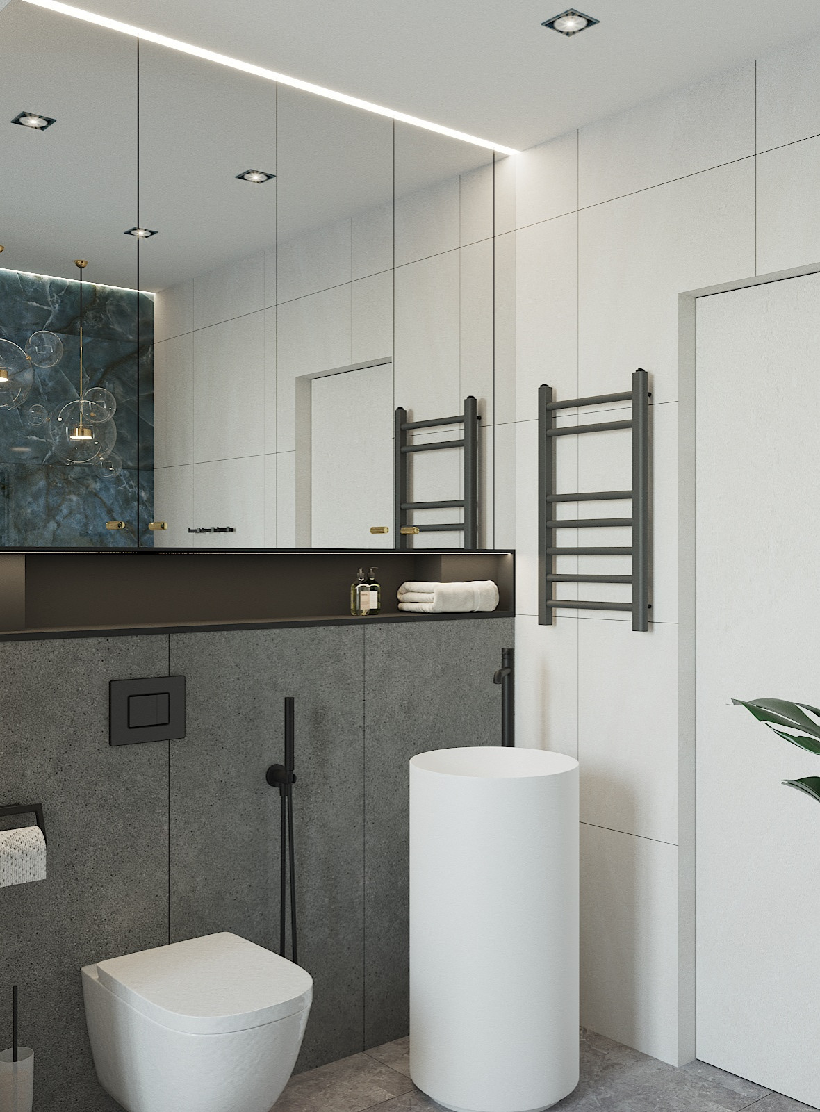 Дизайн проект квартиры 80М2, ЖК Алые паруса