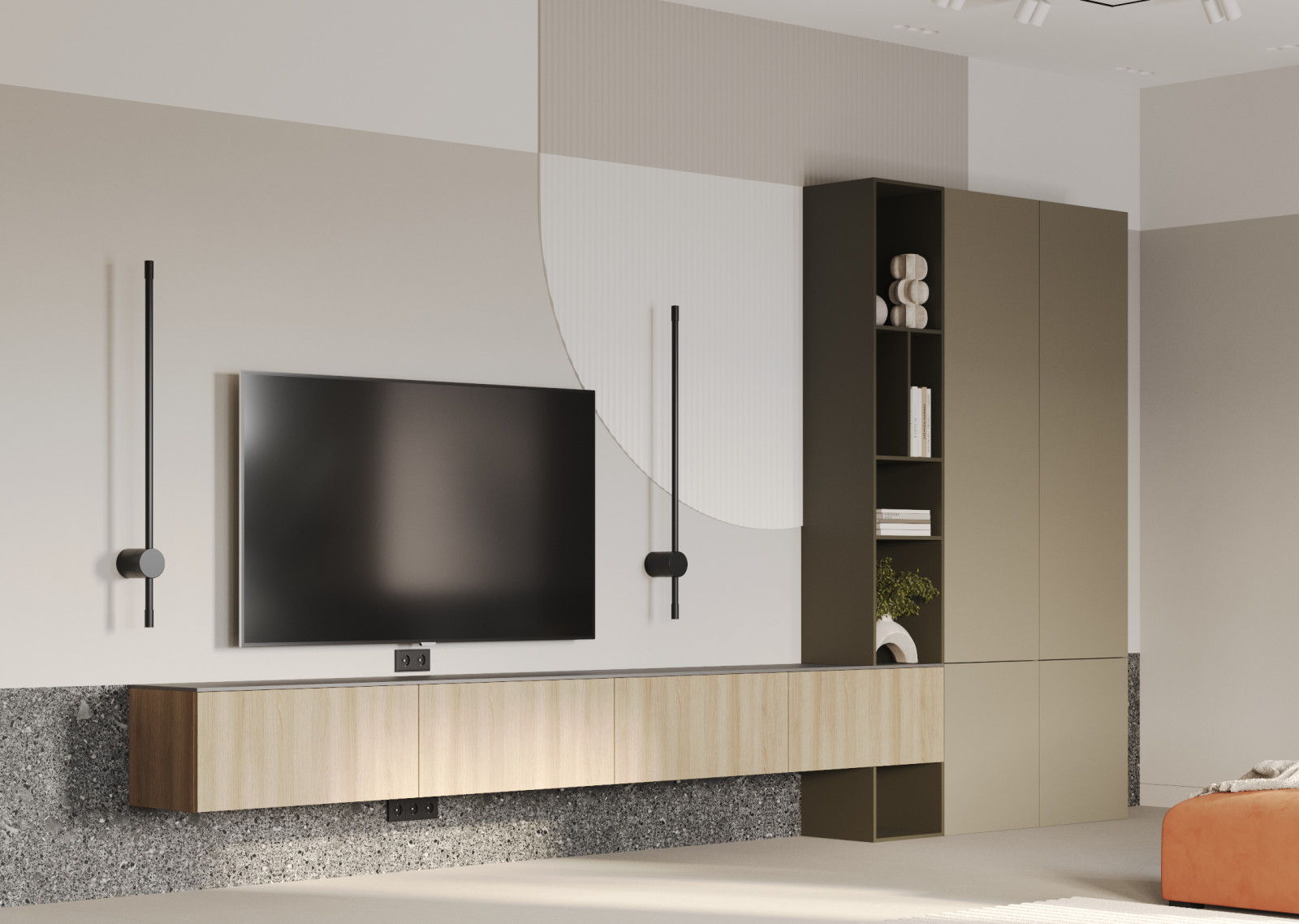 Гостиная из проекта в г.Петропавловск-Камчатский