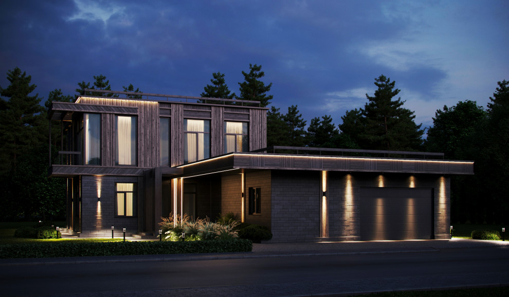 Современный коттедж в скандинавском стиле