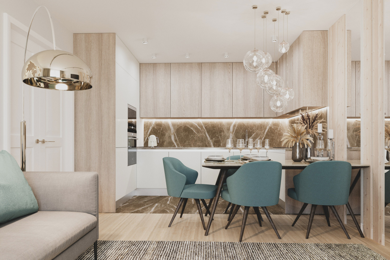 Обложка проекта: Квартира в Бутово 87 кв м